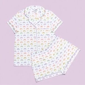 Stoney Clover X Roller Rabbit pjs, Small, Cotton Candy Clouds